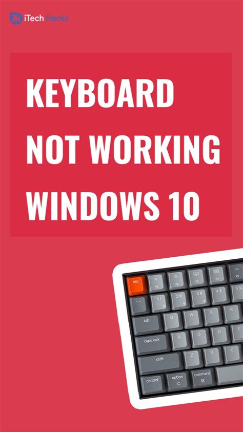 Fix keyboard stopped typing on windows 10 – Artofit