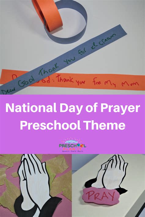 National Day of Prayer Preschool Theme