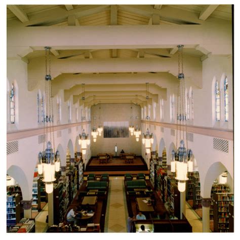 Interior of Woodbury University Los Angeles Times Library — Calisphere