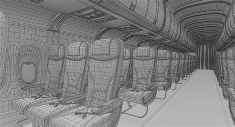 All Nippon Airlines Airbus A320 and Airplane Interior Economy Collection 3D Model $179 - .max ...