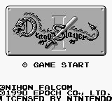 Dragon Slayer I (Japan) Game - Game Boy