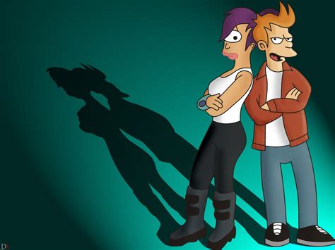 Futurama fry and leela wallpapers and images - wallpapers, pictures, photos