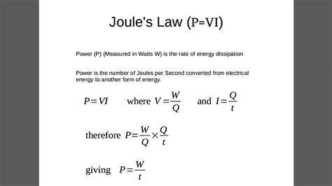 Joule's Law - YouTube