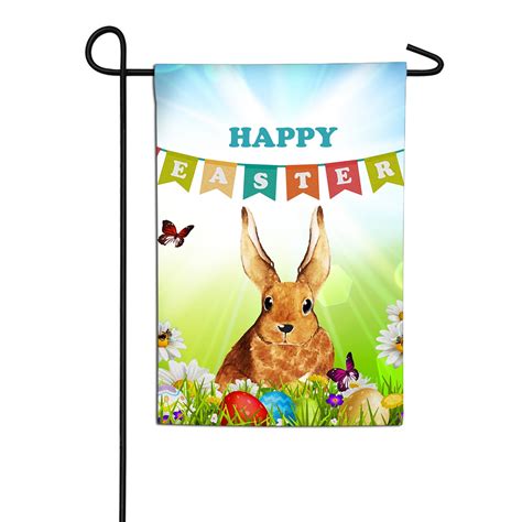 America Forever Flags Double Sided Garden Flag - Happy Easter Banner ...