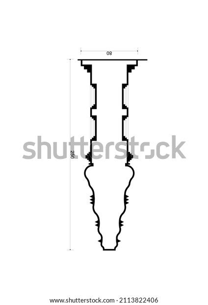 This Picture Part Building Structure Stock Illustration 2113822406 | Shutterstock