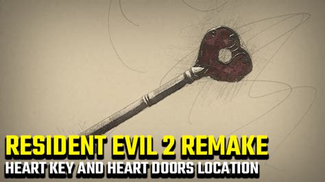 Resident Evil 2 Heart Key location and Heart Key doors - GameRevolution