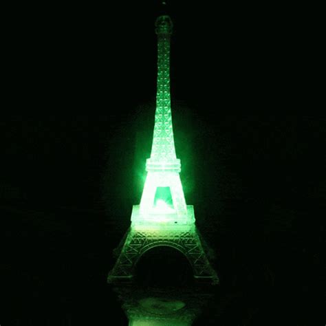 Quixotic Light Changing Acrylic 10" Eiffel Tower | Silk Flowers Factory