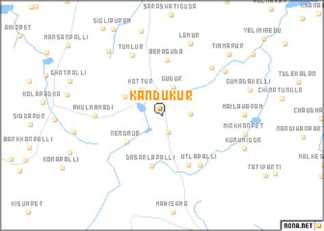 Kandukur (India) map - nona.net