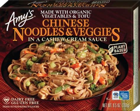 Amy's® Gluten Free Chinese Noodles & Veggies Frozen Meal, 9.5 oz - Ralphs