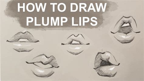 HOW TO DRAW PLUMP LIPS | drawing tutorial | ati_art123 in 2023 | Lips drawing, Lip tutorial ...