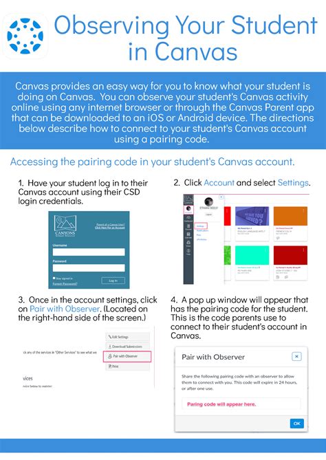 Parent Connections Canvas – Canyons School District