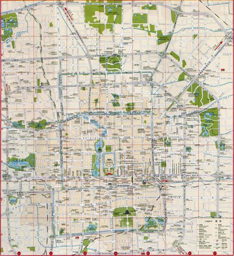 Mapas Detallados de Pekín para Descargar Gratis e Imprimir