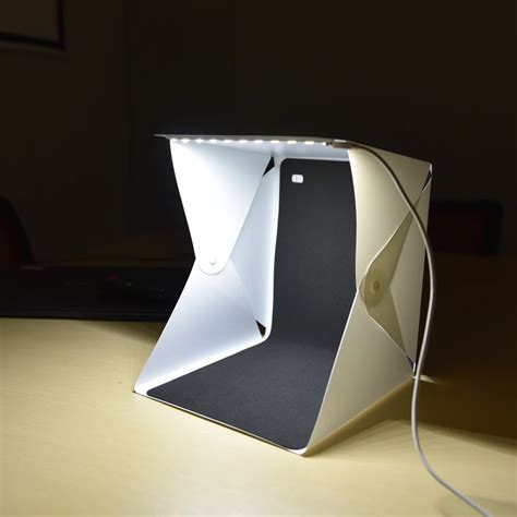 Aliexpress.com : Buy Mini Folding Lightbox Photography Photo Studio Softbox 2 Panel LED Light ...