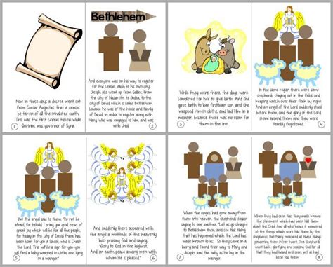 THE Christmas Story – Luke 2:1-20 Printable Booklet | Christmas stories ...