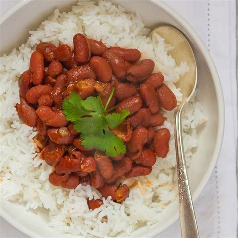 Puerto Rican Red Beans and Rice Recipe - Emily Farris