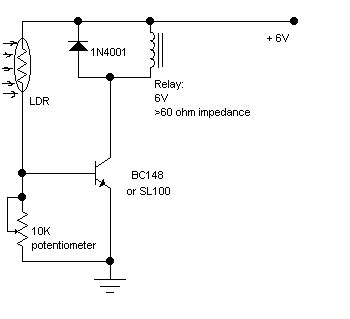 Light sensor circuit diagram - Gadgetronicx