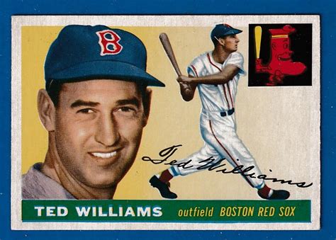 1955 Topps # 2 Ted Williams [#] (Red Sox)