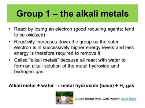 Periodic Table Properties Of Group 1 | Brokeasshome.com