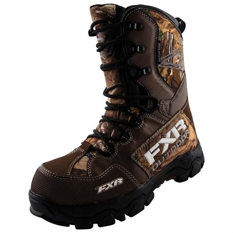 Men's FXR X-Cross Snowmobile Camo Boots - 590352, Snowmobile Clothing ...