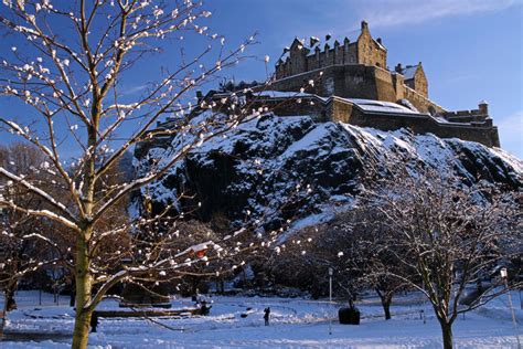 Collected Images — Edinburgh Castle in Winter, Scotland