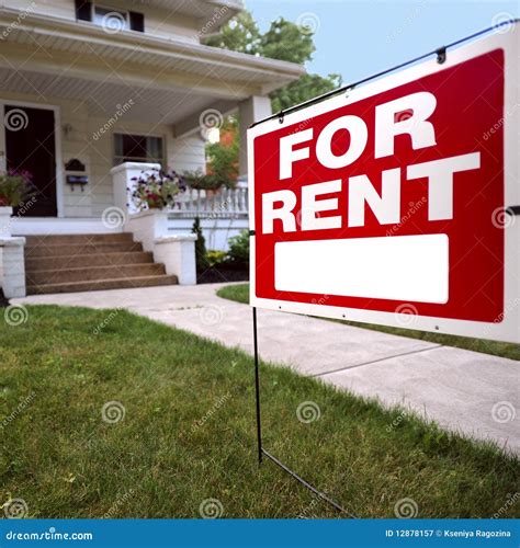 Home For Rent Sign Royalty Free Stock Photography - Image: 12878157