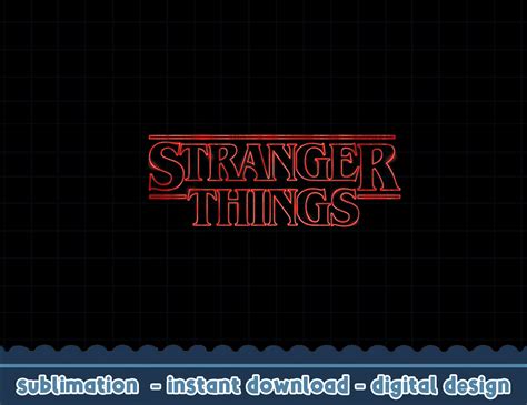 Netflix Stranger Things Neon Logo png,digital print - Inspire Uplift