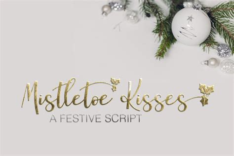 Mistletoe Kisses (44635) | Christmas | Font Bundles