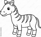 Vecteur Stock Coloring Book Or Page For Kids Horse Vector  sketch template