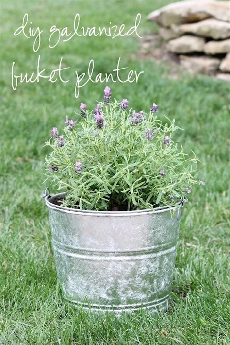 DIY Galvanized Planters | Julie Blanner