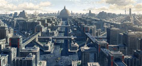 Art for Welthauptstadt (world capital) Germania, as depicted in Wolfenstein: The New Order : r ...