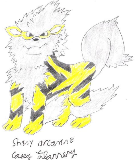 shiny arcanine by godzillafan2000 on DeviantArt