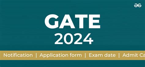 GATE 2024 - Registration (Extended), Exam Date, Eligibility, Notification, Syllabus PDF, Exam ...