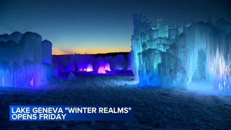 Winter Realms ice castles 2024: Attraction opens in Lake Geneva - ABC7 Chicago