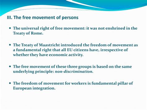 The Single Market and the four economic freedoms - ppt download