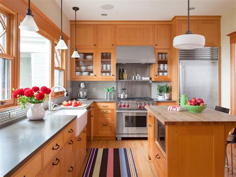 after-kitchen-vintage-orange-cabinets-53c5e599 Replacing Kitchen Countertops, Oak Kitchen ...