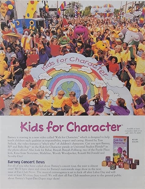 Kids For Character 1996 Promo Ad by JeremyCrispo19 on DeviantArt