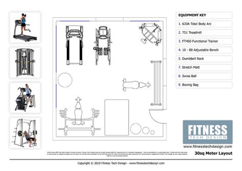 2D Gym Design & 2D Fitness Layout Portfolio | Fitness Tech Design ...