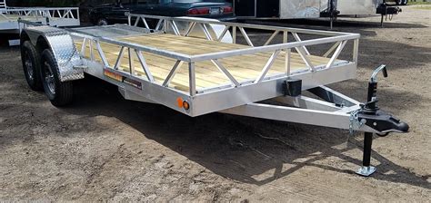 Utility Trailer - 2021 Ridgeline 6'6”x20’ Tandem Axle Aluminum Utility Trailers Bi- | TrailersUSA