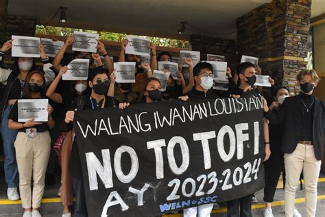 SLU students in Baguio City protest looming tuition hike | Inquirer News