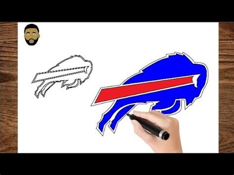 How To Draw Buffalo Bills logo - Step by step - YouTube