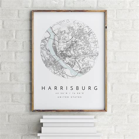 Harrisburg City Map, Map of Harrisburg Pennsylvania, Home Town Map ...