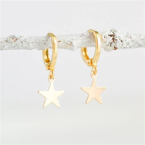 Star Earrings Dangle - Etsy