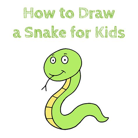 Draw A Snake From A 2 Number Drawing Easy Drawings Cute Easy Drawings | Images and Photos finder