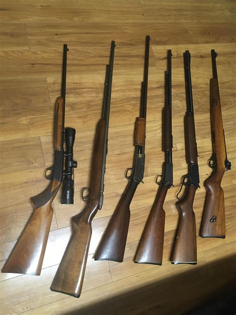 Nice collection of vintage 22 rifles. Whats missing?