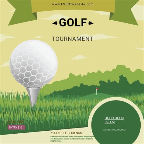 GOLF TOURNAMENT BANNER TEMPLATE | PosterMyWall