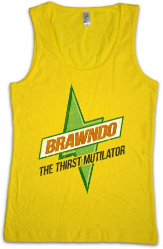 BRAWNDO Women Tank Top Sign Logo Company The Thirst Mutilator Idiocracy Drink | eBay