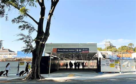 Roma Street entrance relocated - Cross River Rail