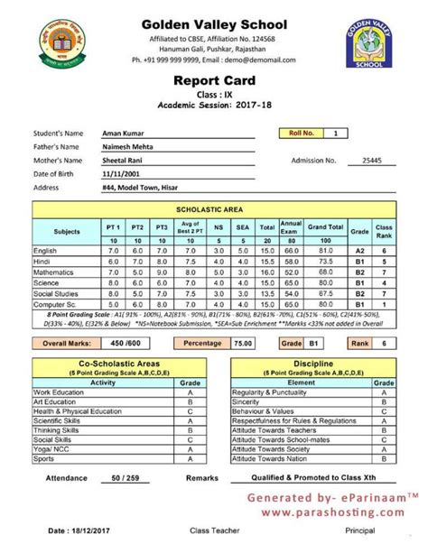 022 Simple Report Card Template Ideas Final Rare Basic Pertaining To ...