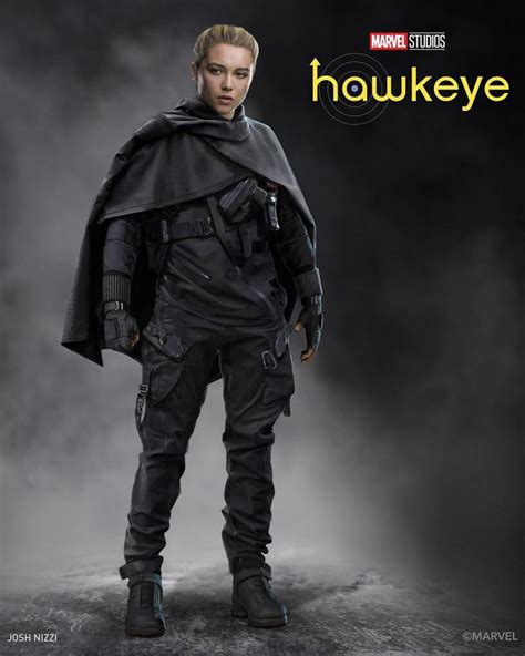 Hawkeye: Unused Costume Design Shows Florence Pugh's Yelena Wearing a Cape