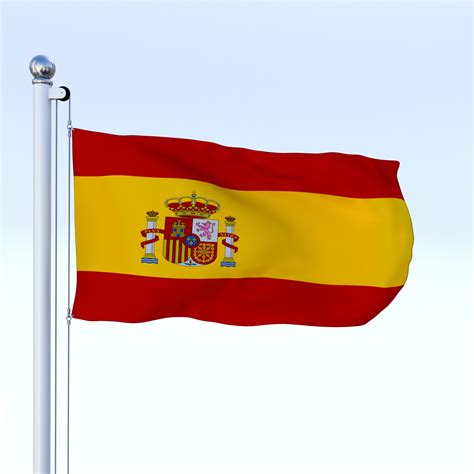 Animated Spain Flag by dragosburian | 3DOcean